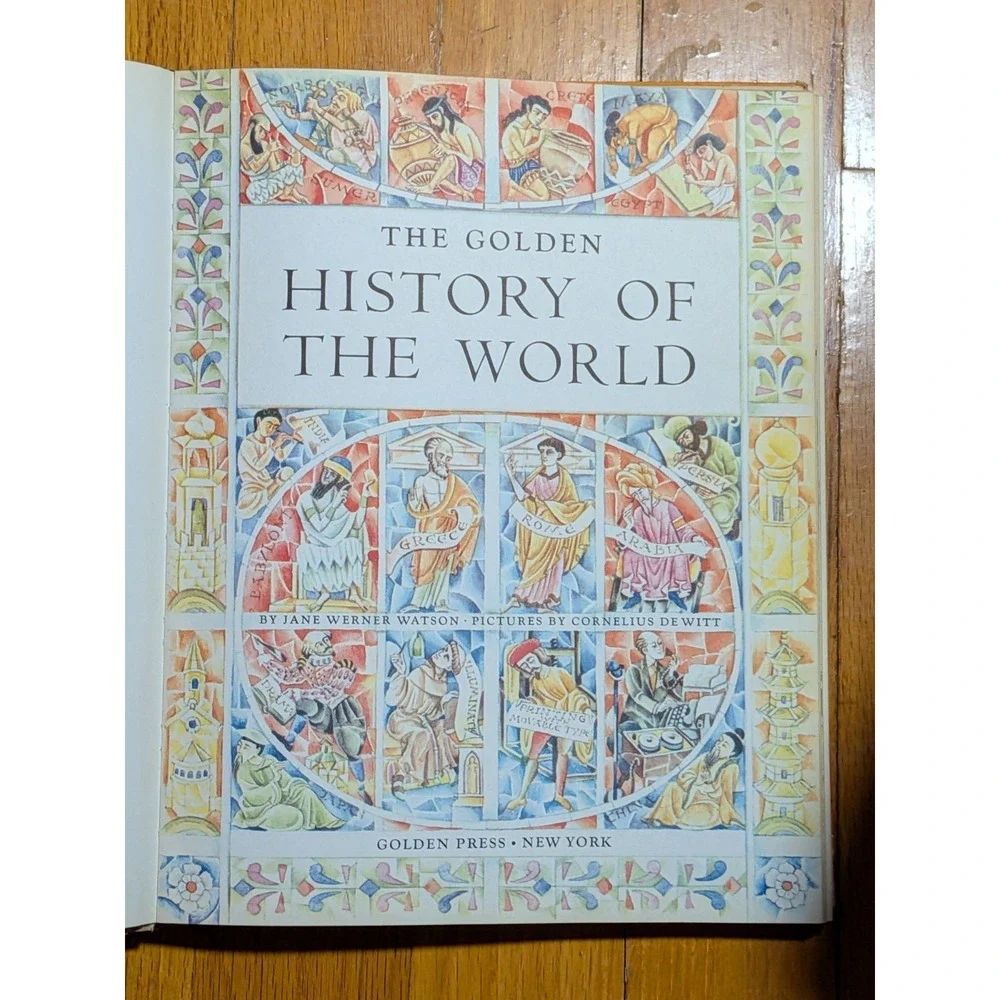 The Golden History of the World | 1955 First Edition | Giant Golden Book‎ |...